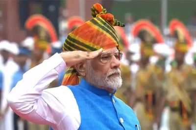 narendra modi gives independence day speech