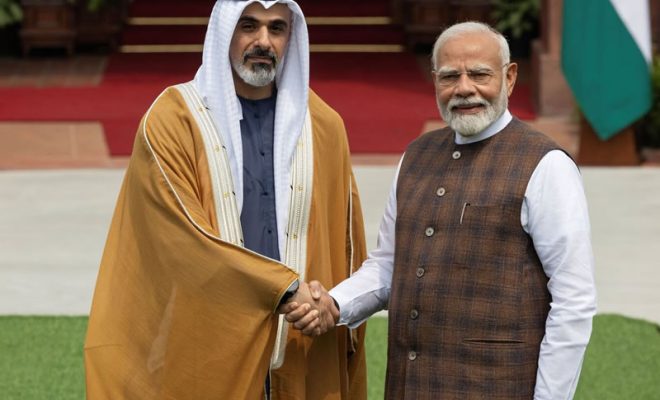 india uae signs mous