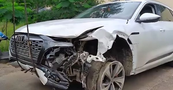 audi crash