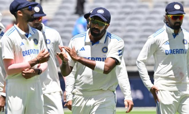 jasprit bumrah stars as india defeats australia by 295 runs