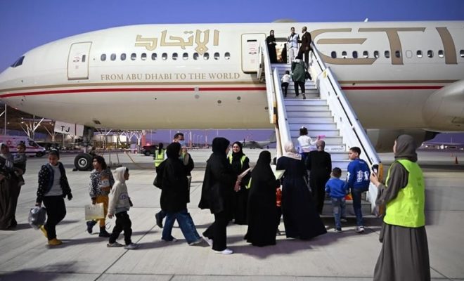 uae evacuates 210 gaza patients in latest humanitarian mission