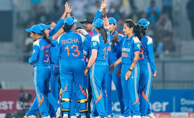 icc rankings of indian womens cricket team