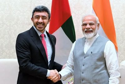 uae foreign minister visit to strengthen india uae strategic partnership