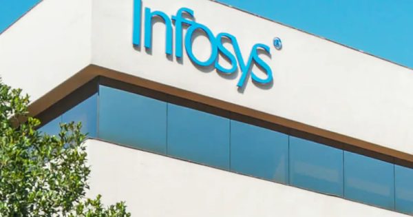 infosys share price falls down
