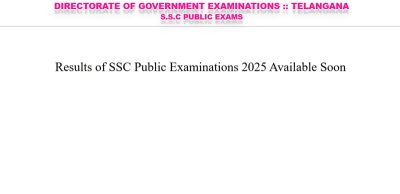 ssc result 2025 telangana