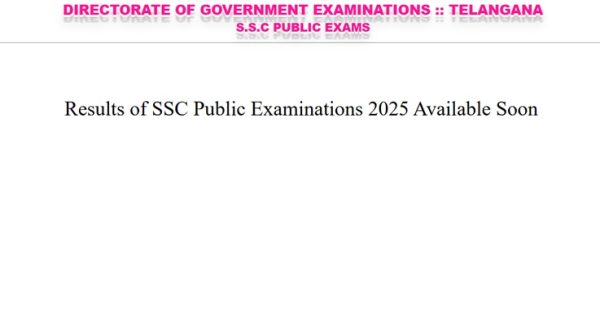 ssc result 2025 telangana