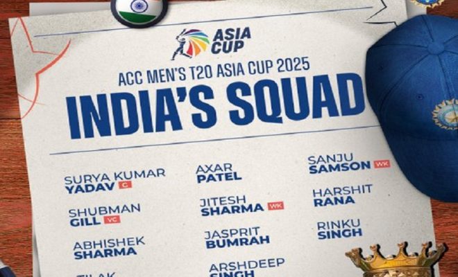 india asia cup 2025 squad