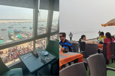 best ganga view restaurants in varanasi