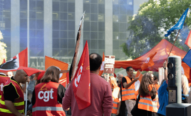 countries with the most labour protests