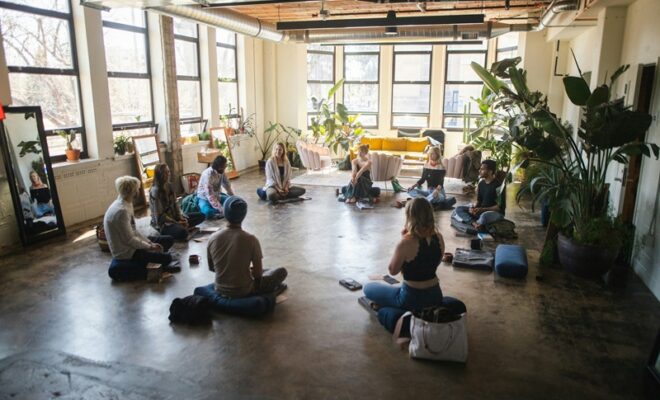 weekend yoga for office workers