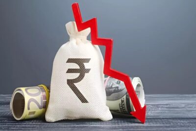 Indian rupee record low