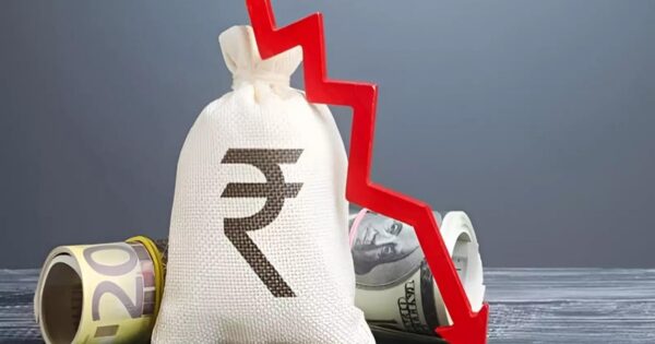 Indian rupee record low