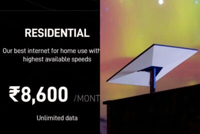 Starlink India Launches ₹8,600 Residential Internet Plan