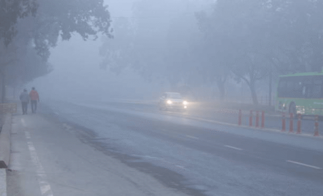 north india fog