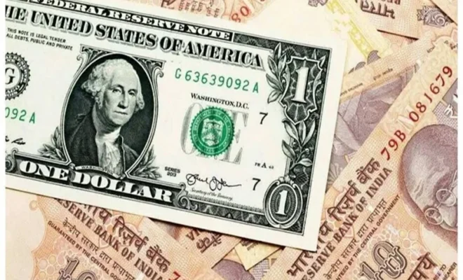 indian rupee falls below 95 vs usd