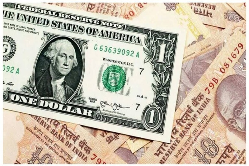 indian rupee falls below 95 vs usd