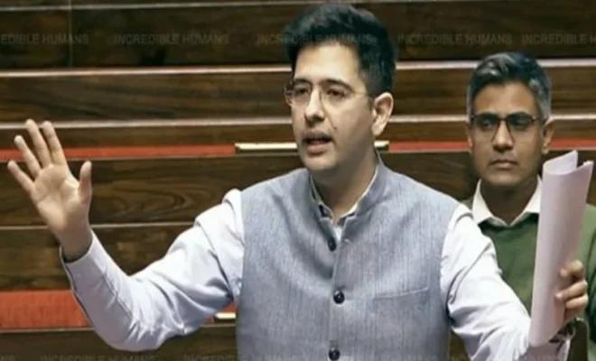 raghav chadha aap rajya sabha change