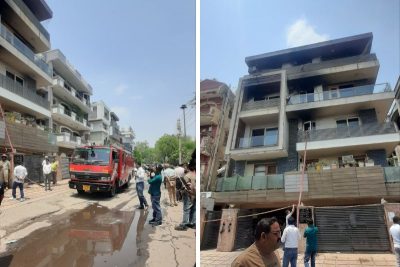delhi ac fire warning