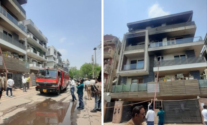 delhi ac fire warning