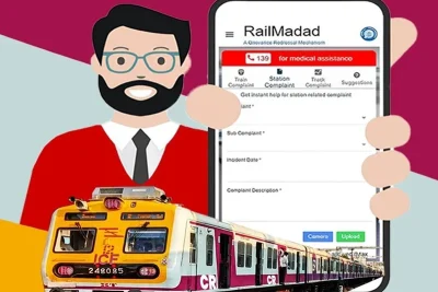 how to file complaint on rail madad app