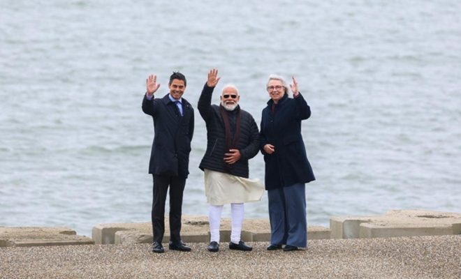 modi afsluitdijk visit