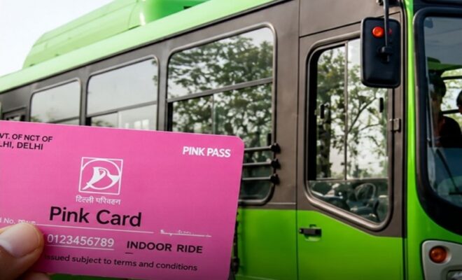 delhi pink saheli smart card update