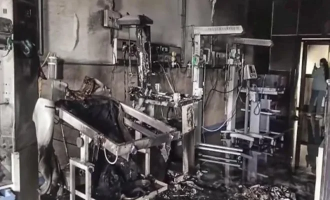 india icu fire