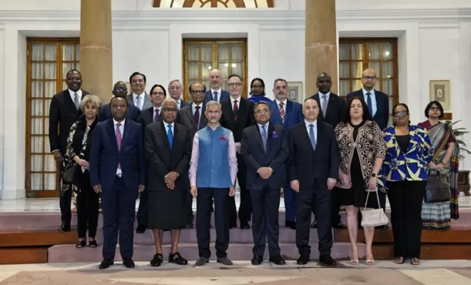 s. jaishankar 17 un envoys new delhi