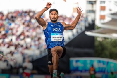 tejaswin shankar scripts history despite injury