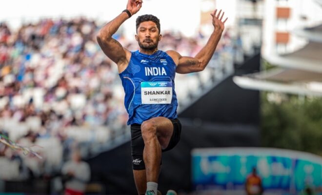 tejaswin shankar scripts history despite injury