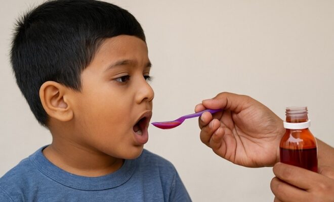 india considers mandatory warnings on children's cough syrups