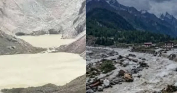 bhutan glacial lake outburst triggers flash flood alerts in west bengal and assam