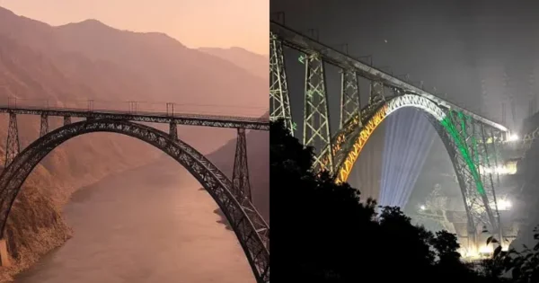 chenab rail bridge j&k tourist landmark india observers