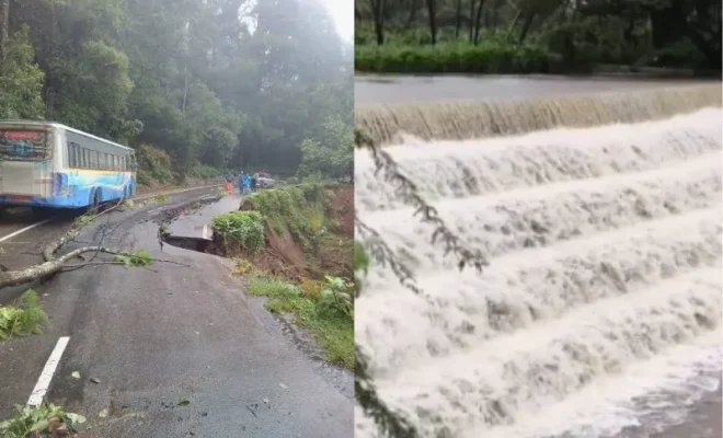 flash floods hit kottakudi river in tamil nadu tourists evacuated from anaipillaiyar falls